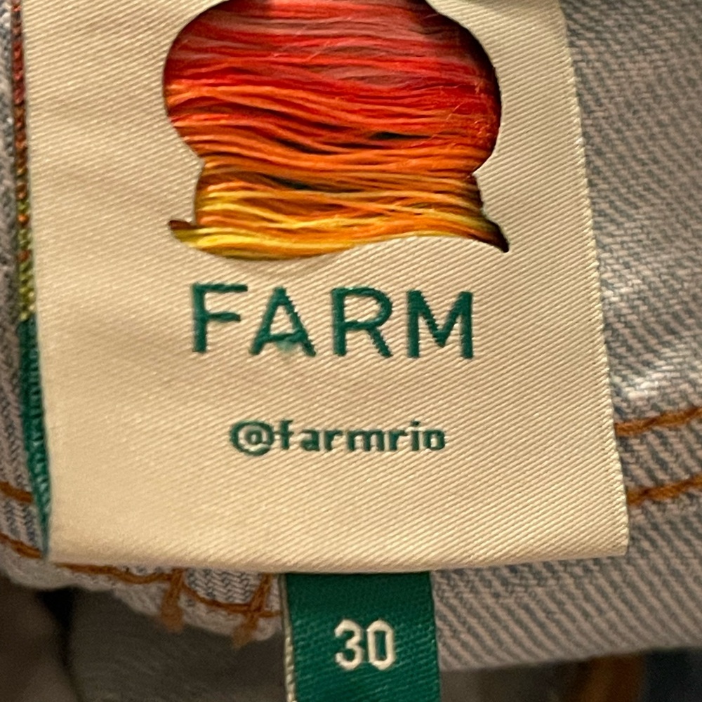 NWT FARM RIO Summer Garden Floral Embroidered Denim Shorts SZ: 24-32 - Picture 4 of 16